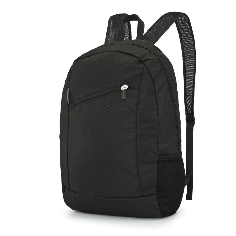 Samsonite Foldaway Backpack, Black 18.5x13x6